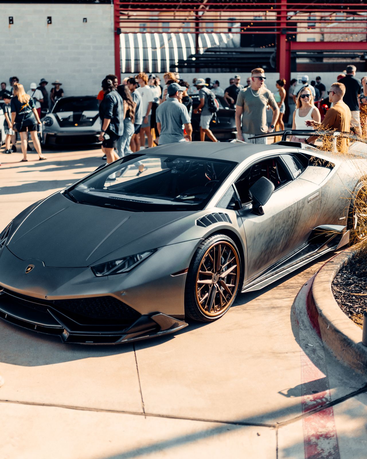 Lamborghini Huracan at a Dallas car meet